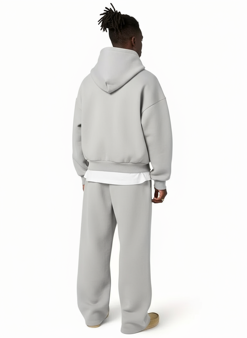 Men's Hooded Tracksuit Set | Straight Fit Design