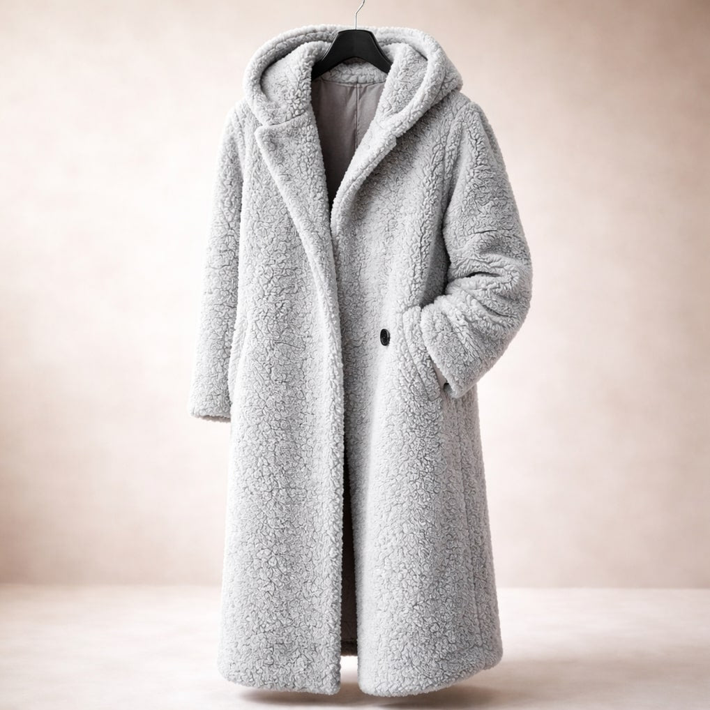 Chic Long Hooded Coat for Women