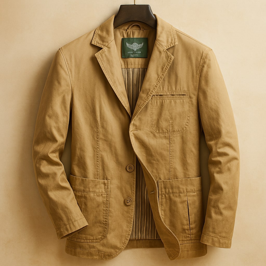 Stylish Modern Men's Cotton Utility Jacket