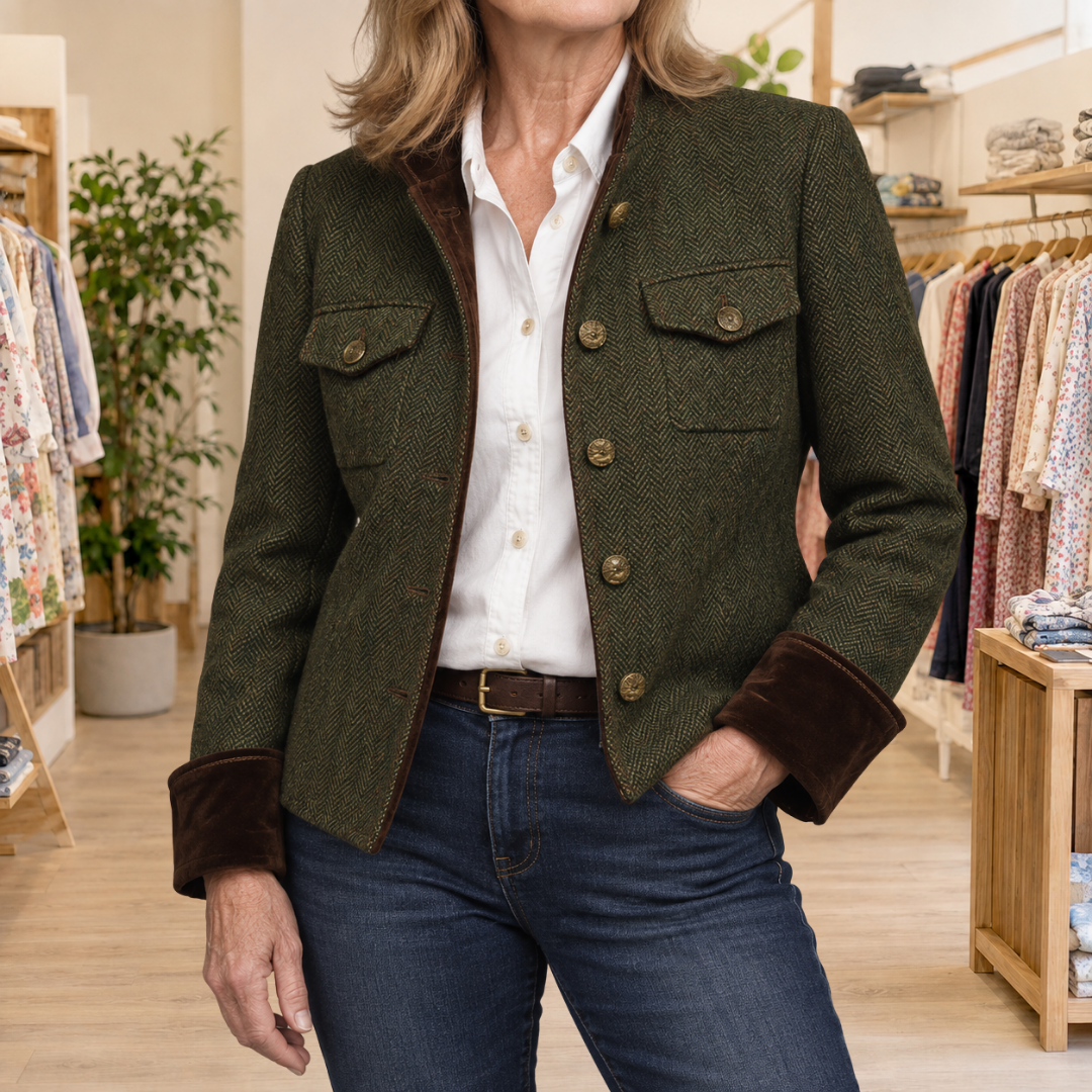 Women's Textured Chevron Jacket