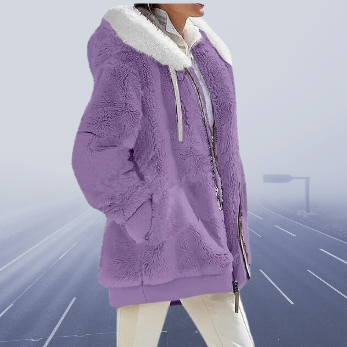 Ladies' Winter Coat with Hood