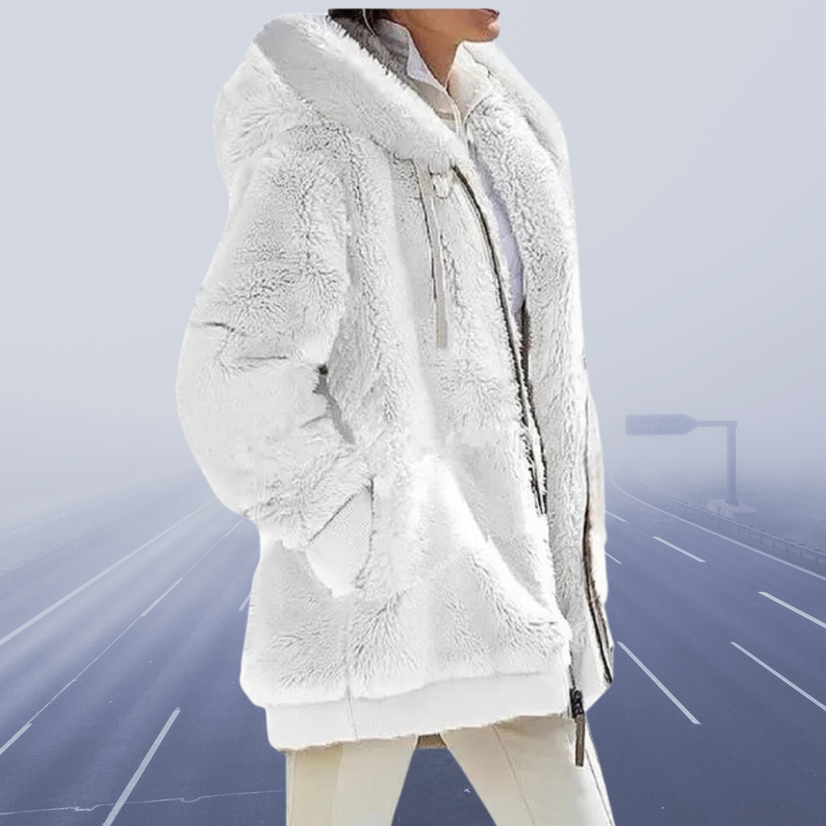 Ladies' Winter Coat with Hood