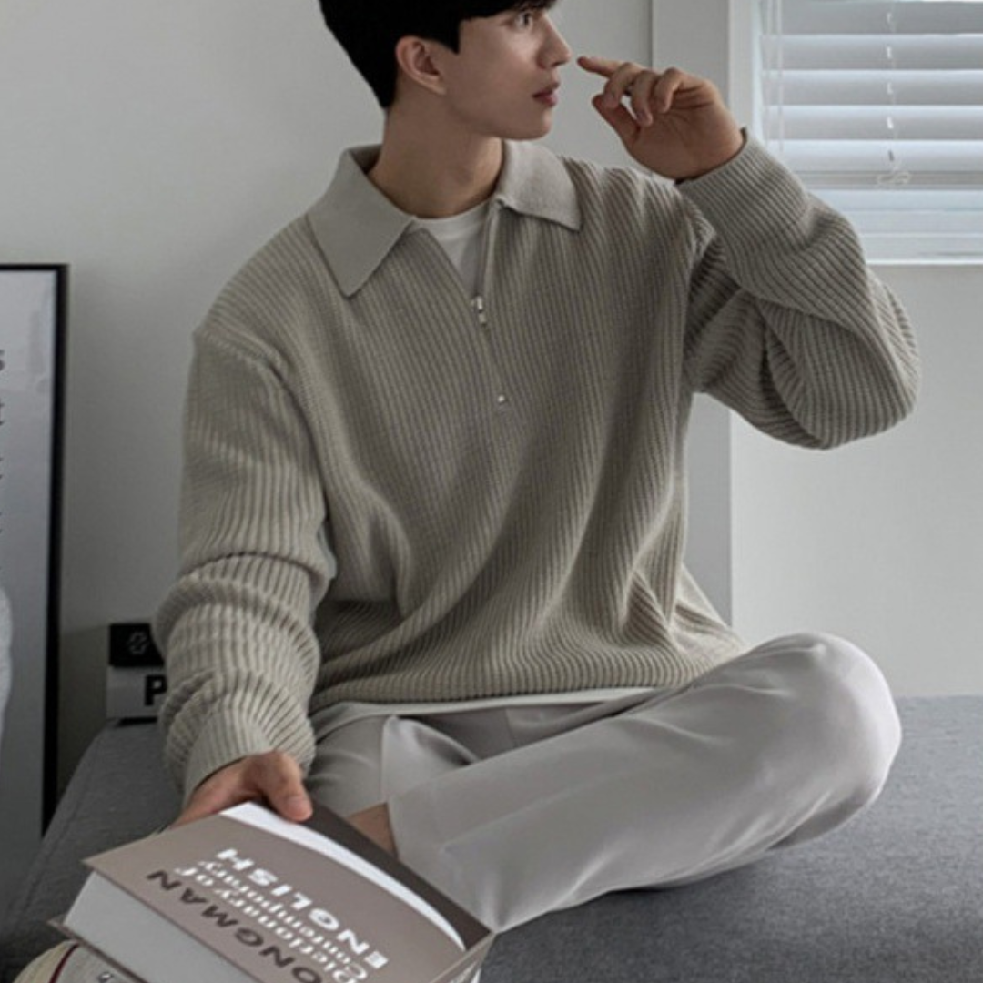 Quarter Zip Sweater