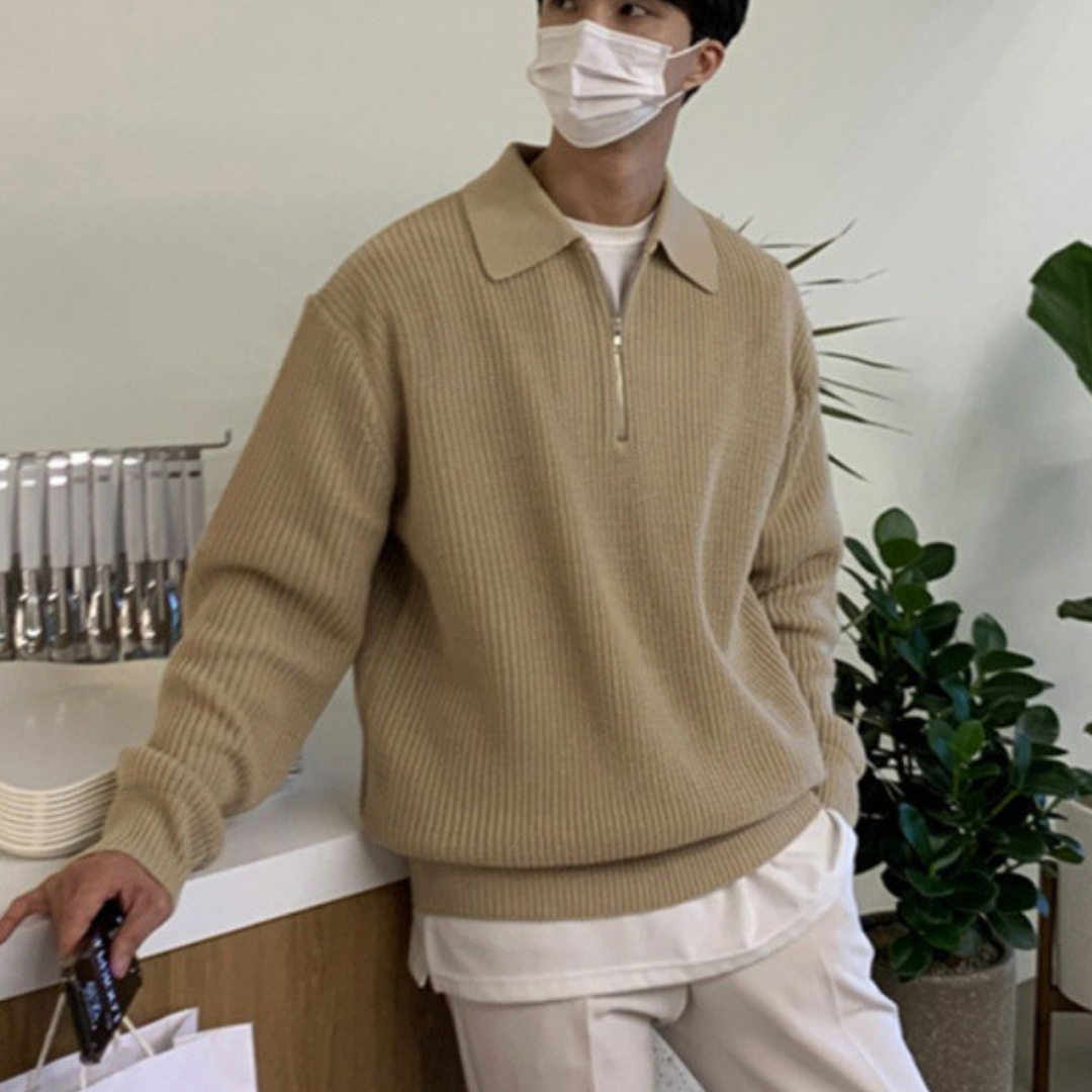 Quarter Zip Sweater