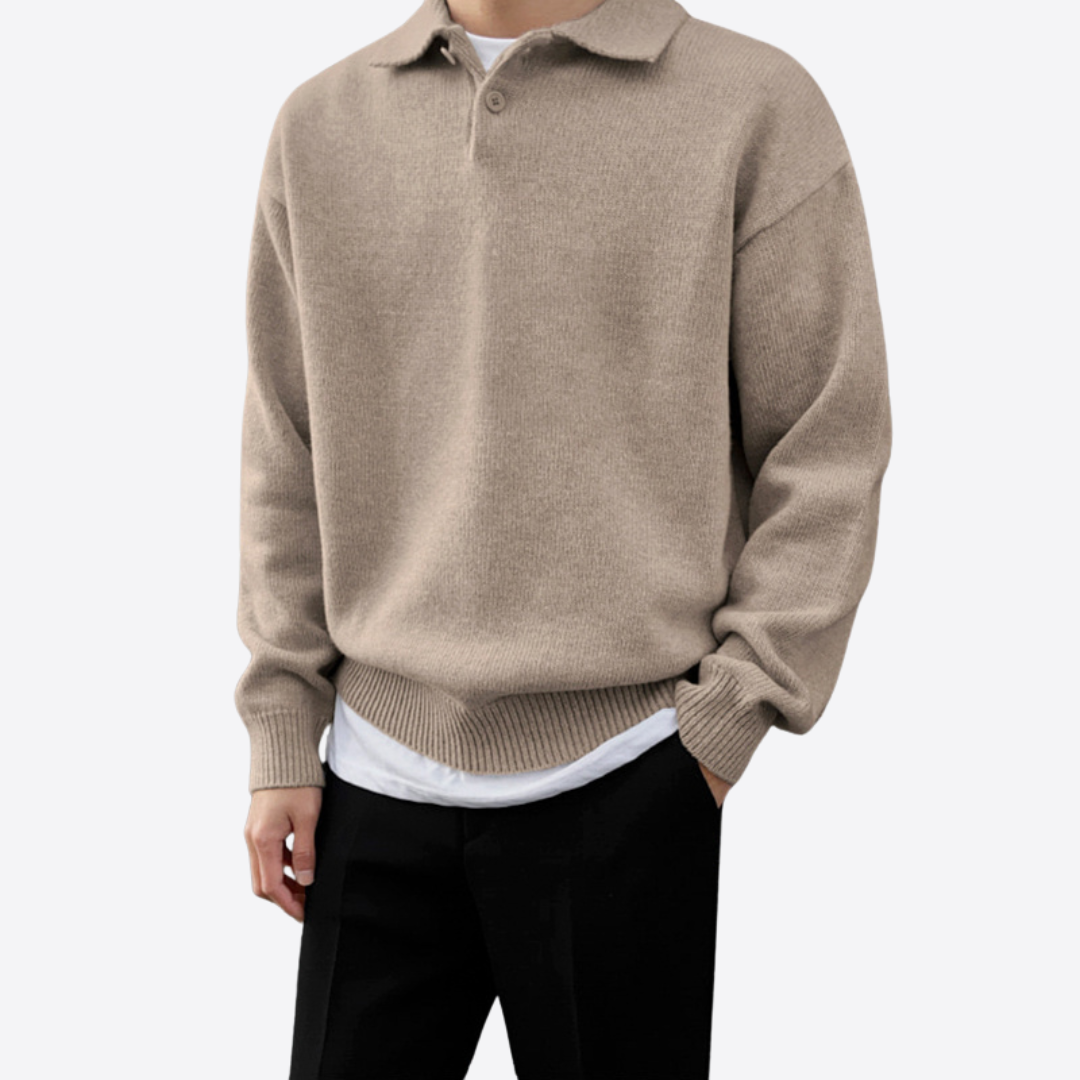 Woollen Quarter Button Up