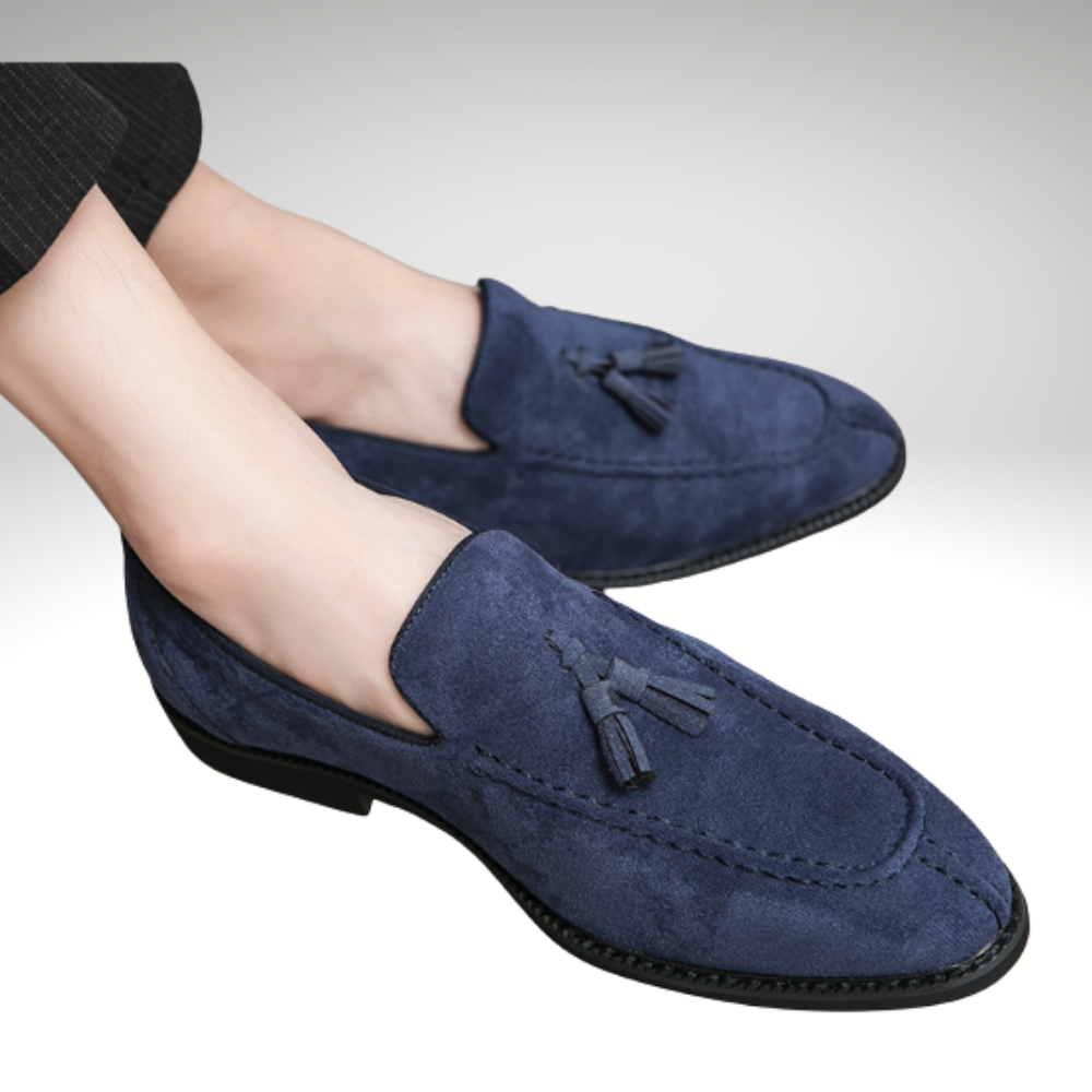 Tassel Suede Loafers