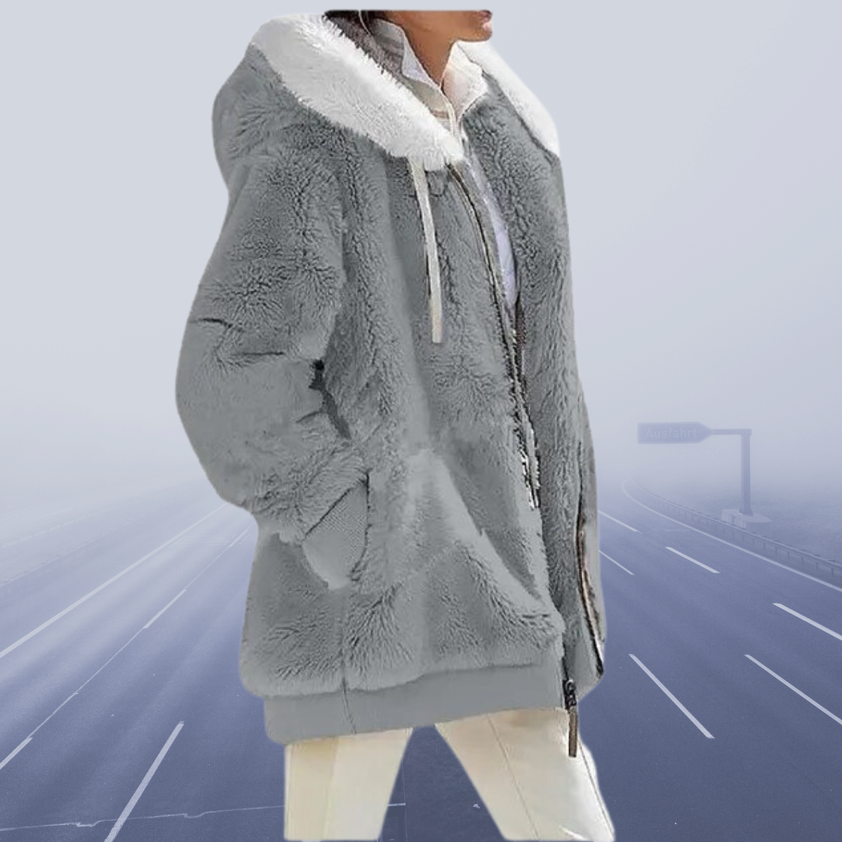 Ladies' Winter Coat with Hood