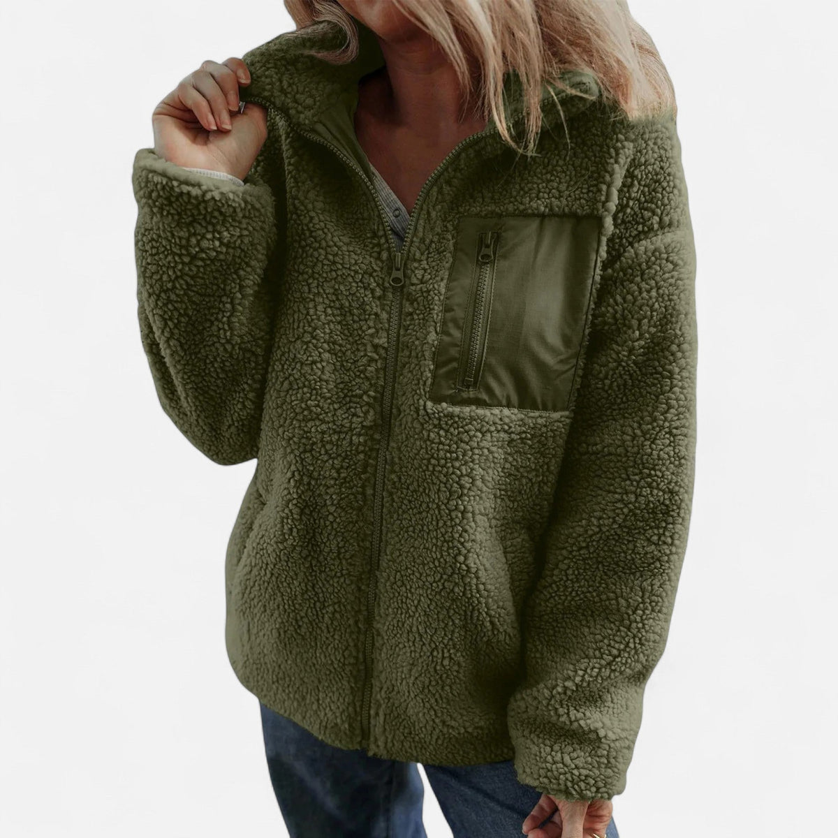 Chic Cozy Fleece Teddy Coat for Women