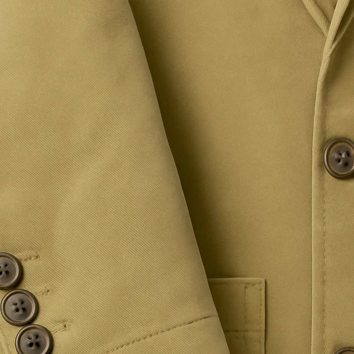 Men's Cotton Blazer-Inspired Windbreaker with Pockets