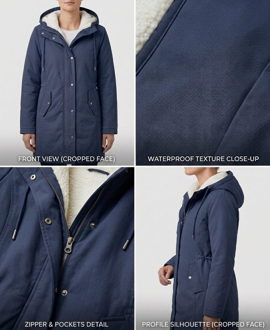 Women's Fleece-Lined Winter Parka