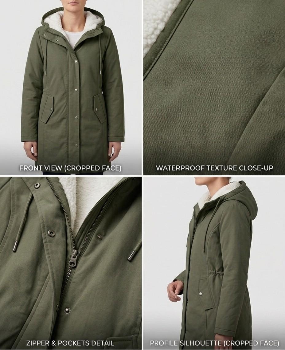 Women's Fleece-Lined Winter Parka