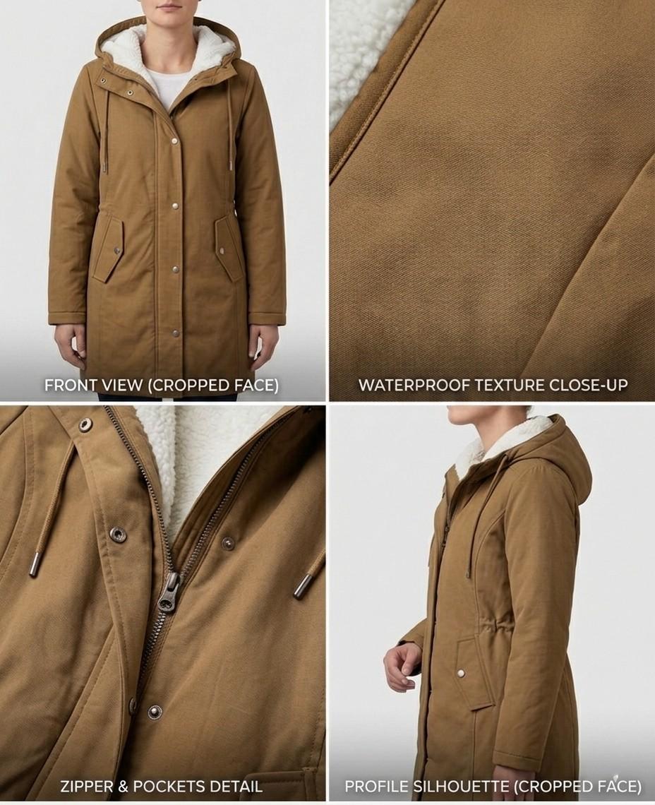 Women's Fleece-Lined Winter Parka