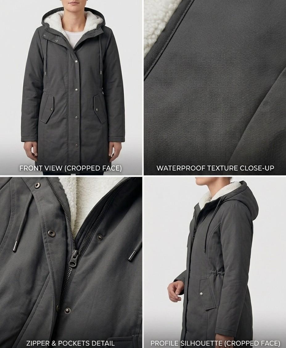 Women's Fleece-Lined Winter Parka