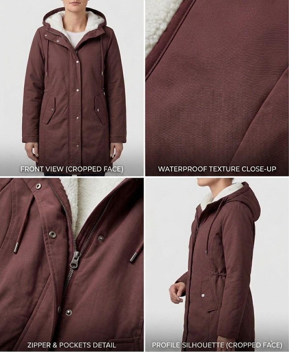 Women's Fleece-Lined Winter Parka