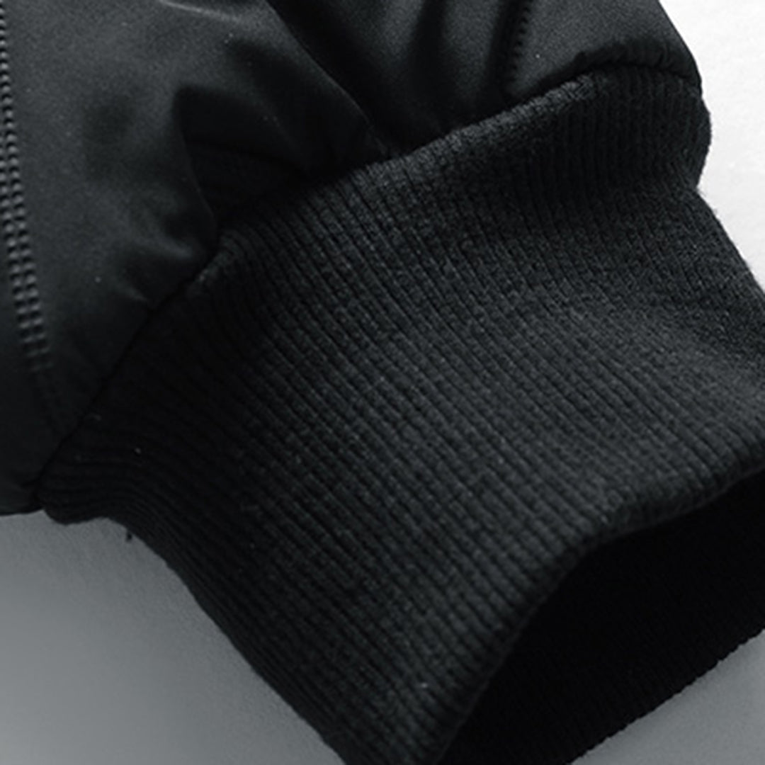 Men's Down Winter Jacket – Zip-Up Coat for Cold Weather