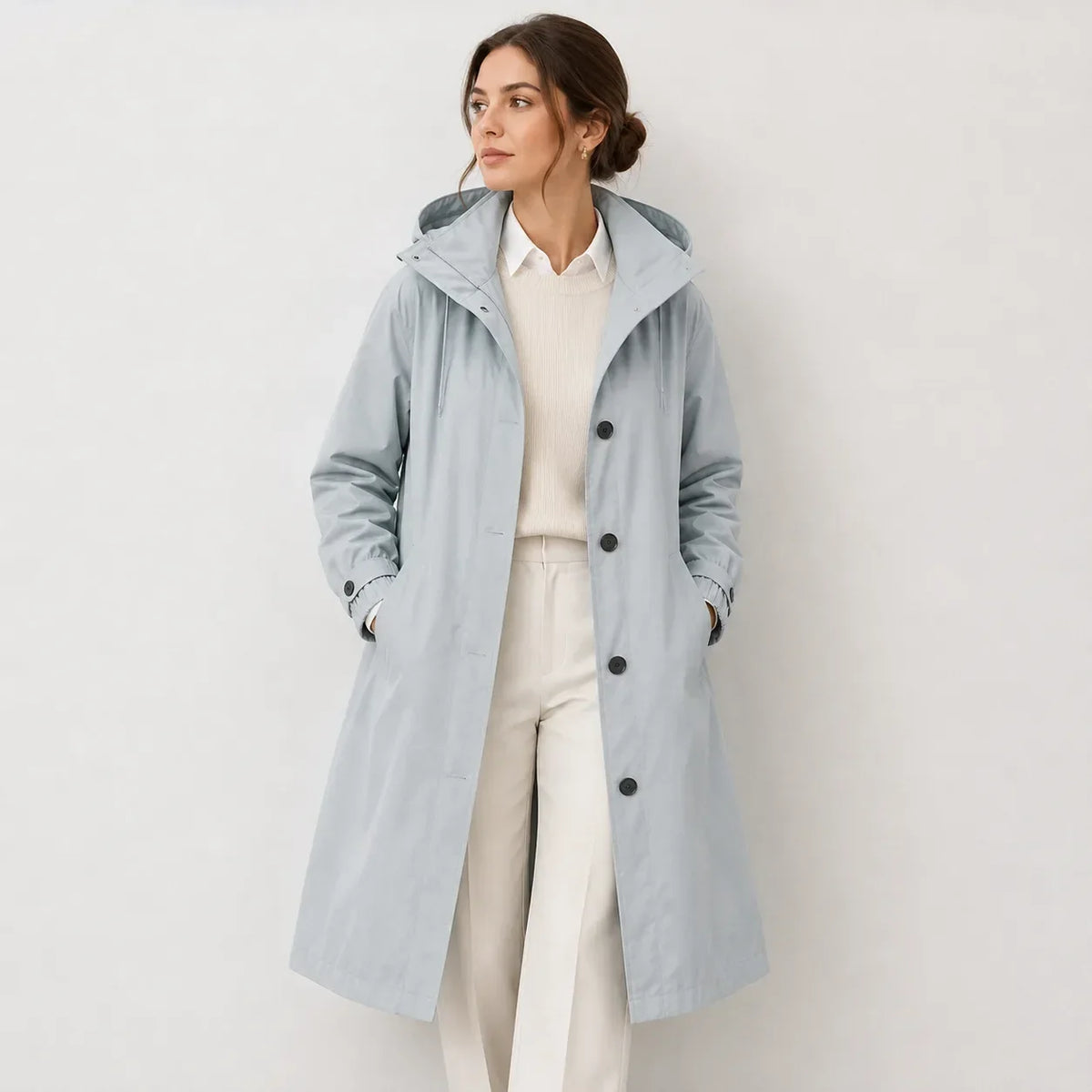 Ladies' Rain Jacket with Hood