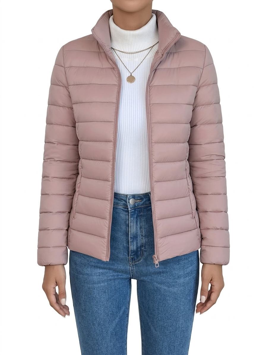Chic Lightweight Women's Mid-Length Jacket