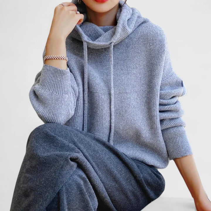 Soft Knit Hoodie for Women - Cozy Sweater for Ultimate Relaxation