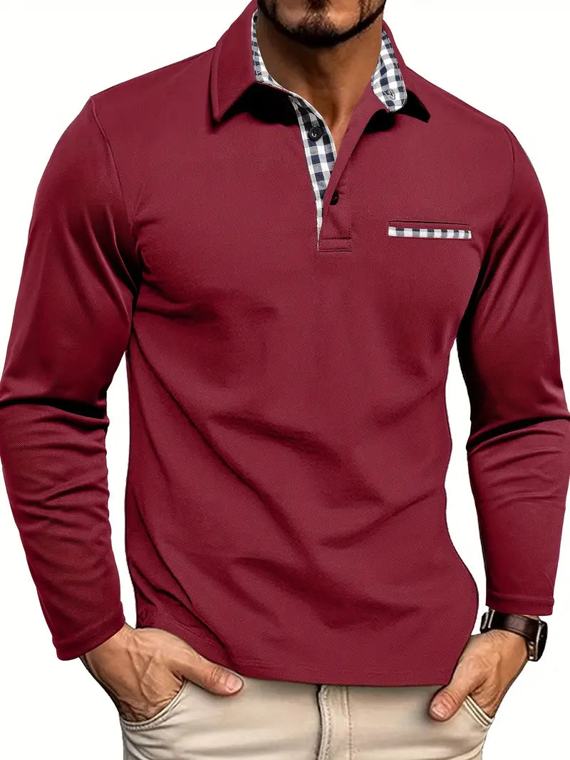 Raymond | Timeless Long Sleeve Polo Shirt for Men - Perfect for Summer
