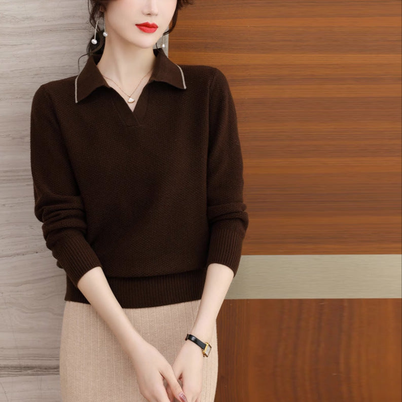 Collared Polo Sweater