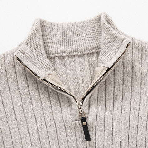 Casual Zip-Up Sweater