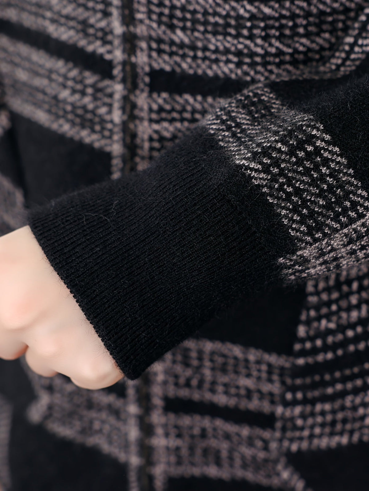 Delaney | Plaid Hooded Zip Jacket