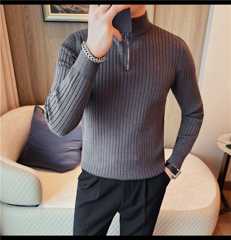 Knitted Collar Sweater