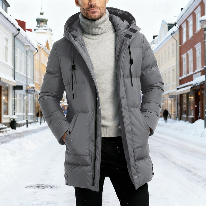 Bram | Longline Hooded Puffer Jacket