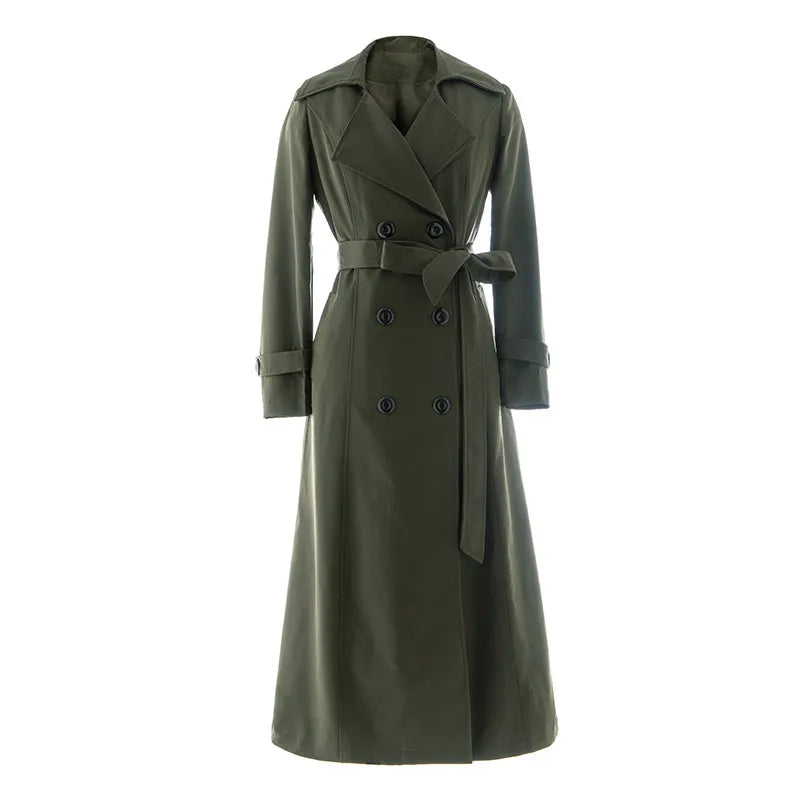 Ariel | Women's Long Double-Breasted Coat