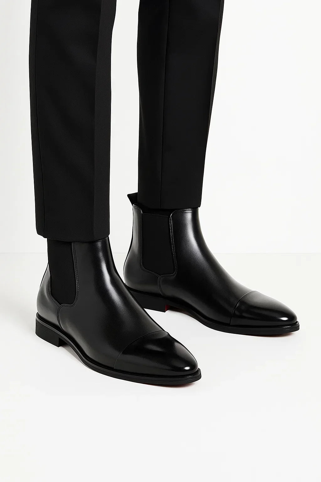 Men's Chelsea Boots Premium Leather Comfortable for Daily Use