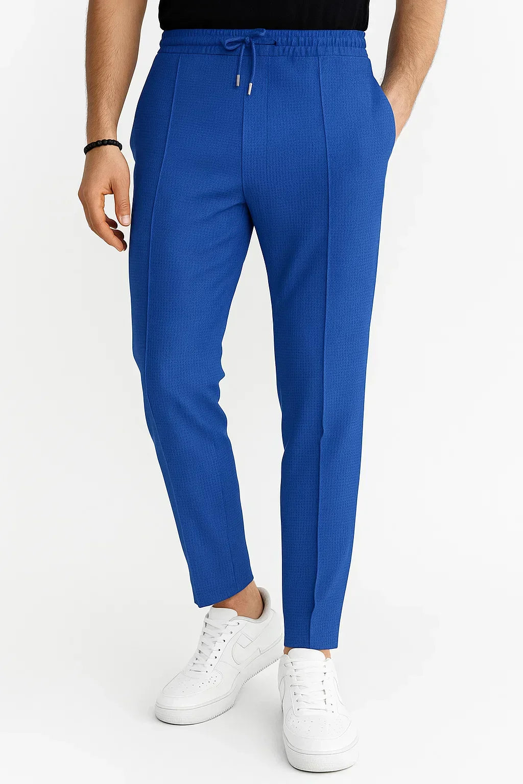 Men's Cotton Blend Trousers with Vintage Flash Lining