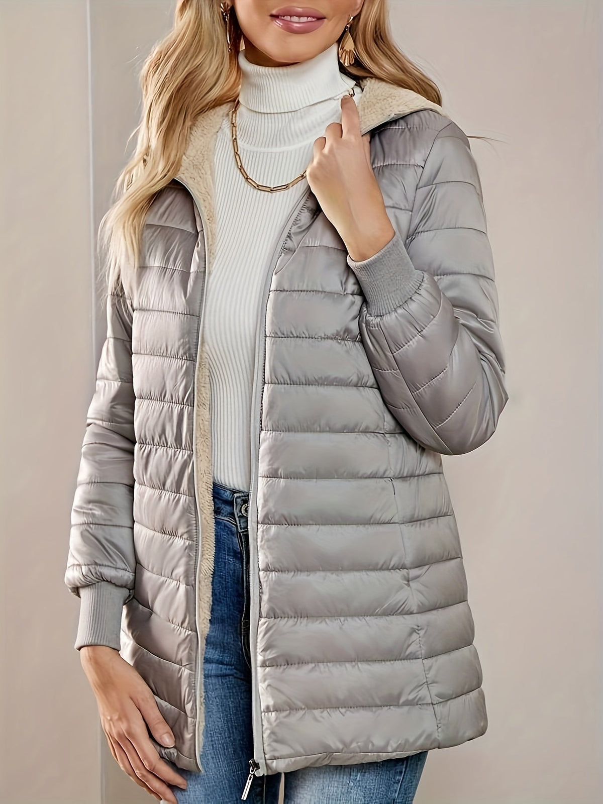 Cora | Cozy-Fleece Longline Coat