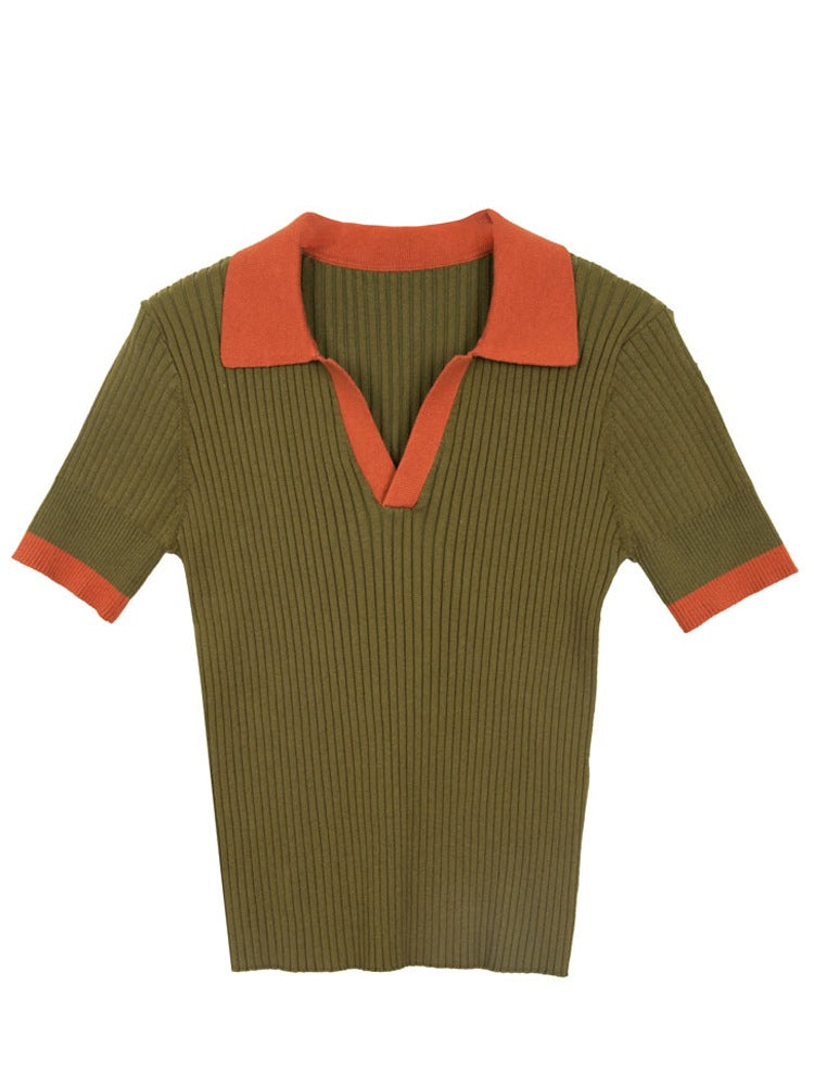 Women's V-Neck Short Sleeve