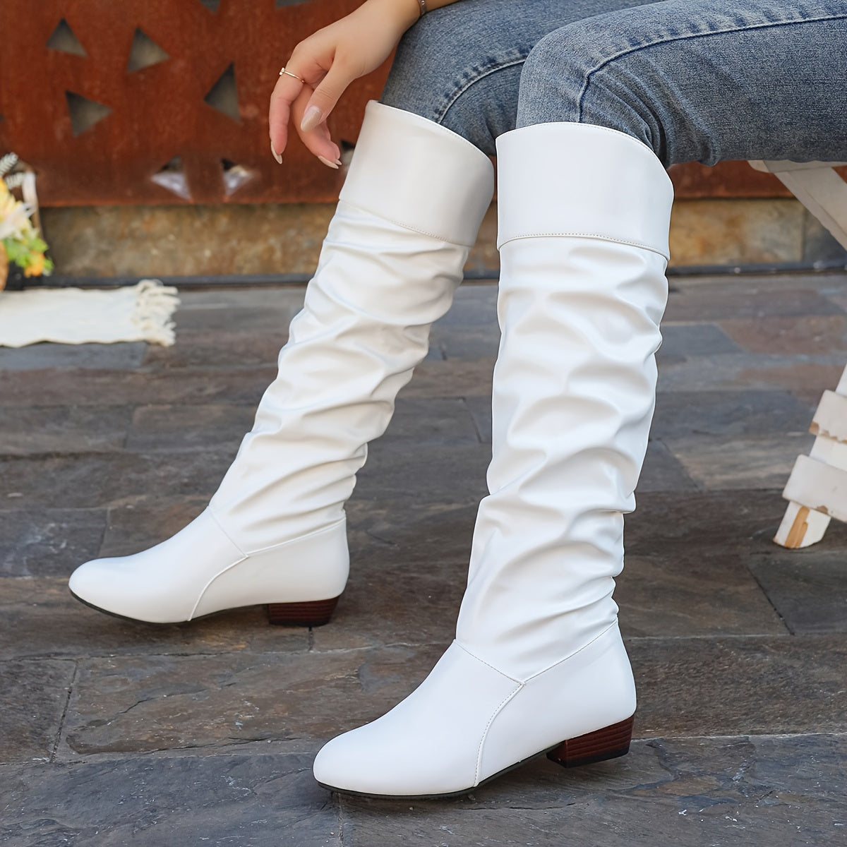 Phoebe | Relaxed Fit Knee-High Boots