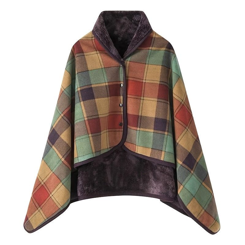 Rosamund | Cozy Plaid Wrap Scarf