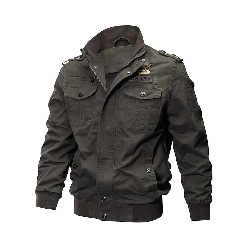 Franklin | Classic Military-Inspired Bomber Jacket