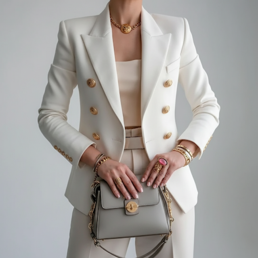 Women's Custom-Fit Double-Breasted Blazer