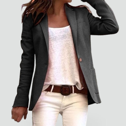 Blazer for Women with Slim Fit and Classic Lapels