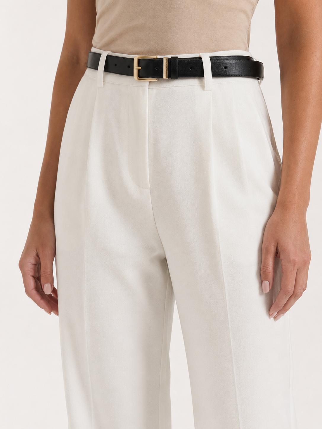 Ladies' High Waist Wide Leg Trousers Casual Formal