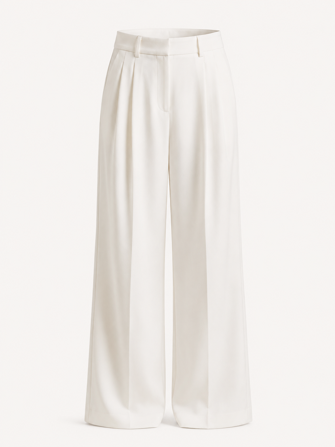 Ladies' High Waist Wide Leg Trousers Casual Formal