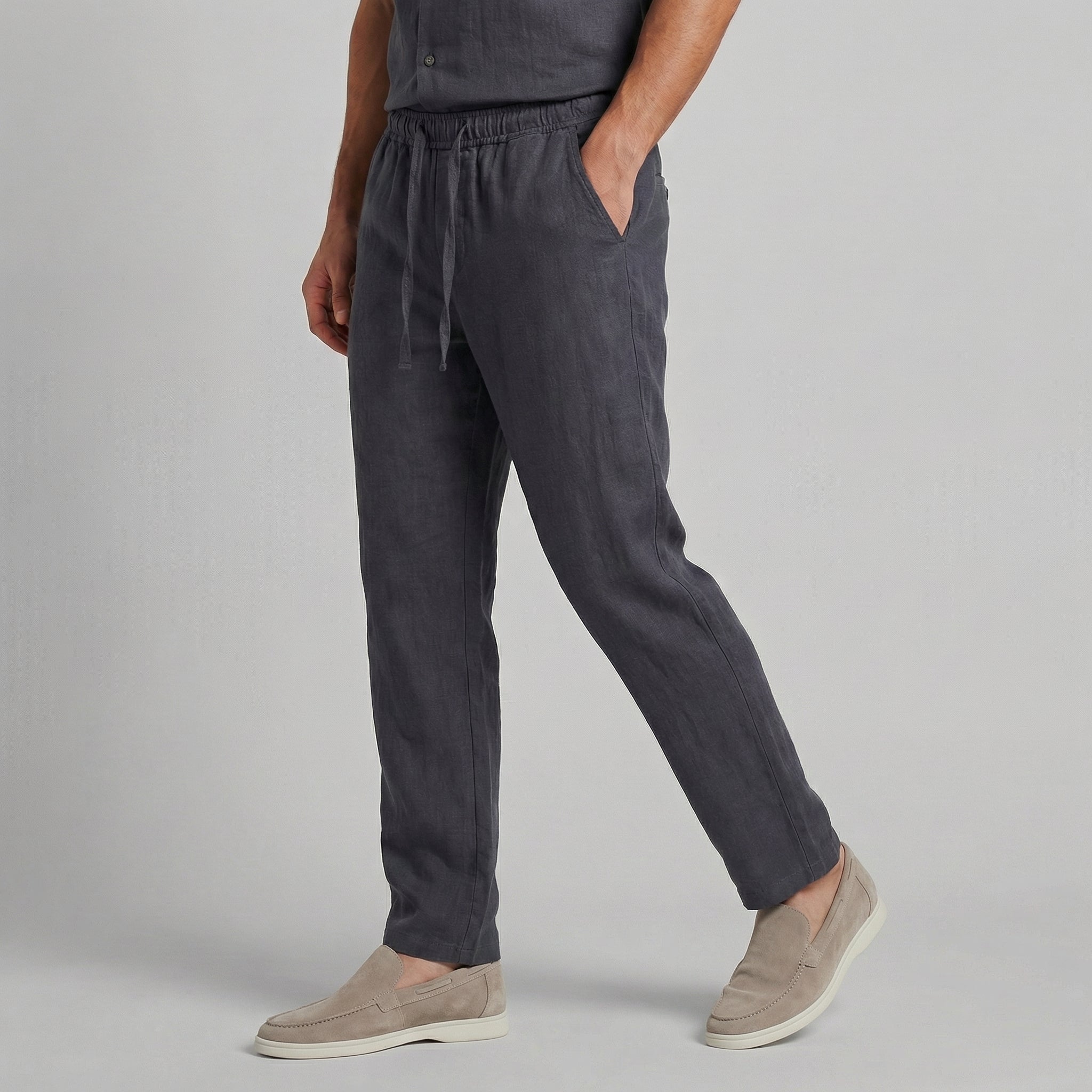 Men's Wide Leg Casual Summer Trousers