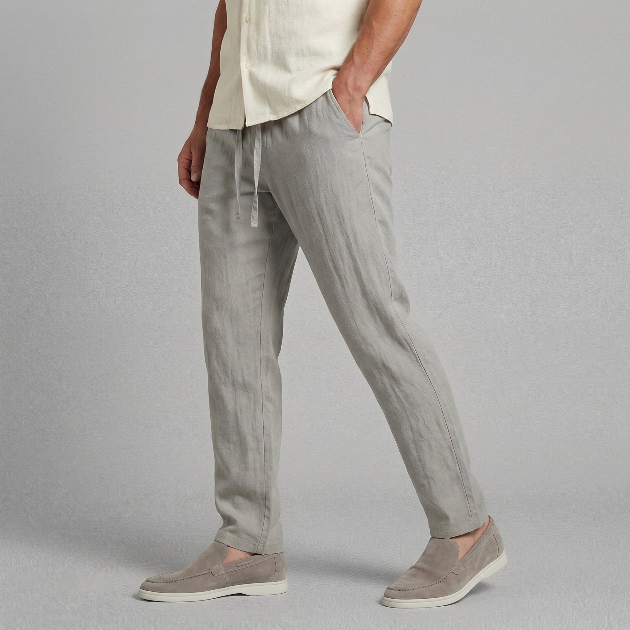 Men's Wide Leg Casual Summer Trousers