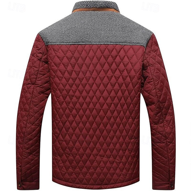 Maxwell | Quilted Stand-Up Collar Jacket