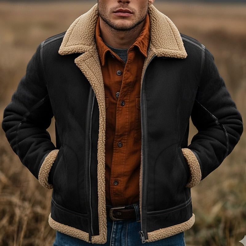 Holden | Utility Jacket with Sherpa Collar