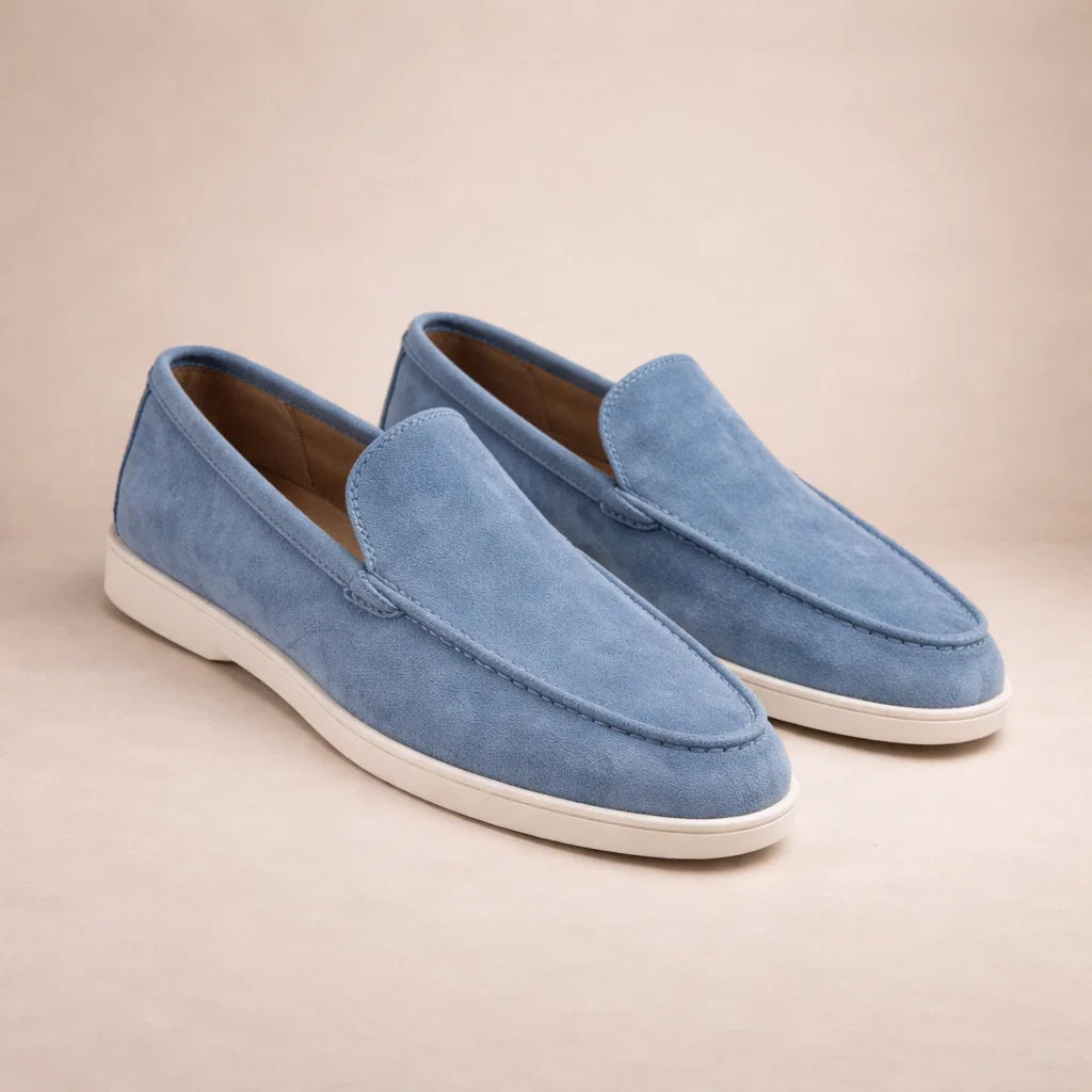 Casual loafers Men Regular Fit Leather Upper Slip-on Model