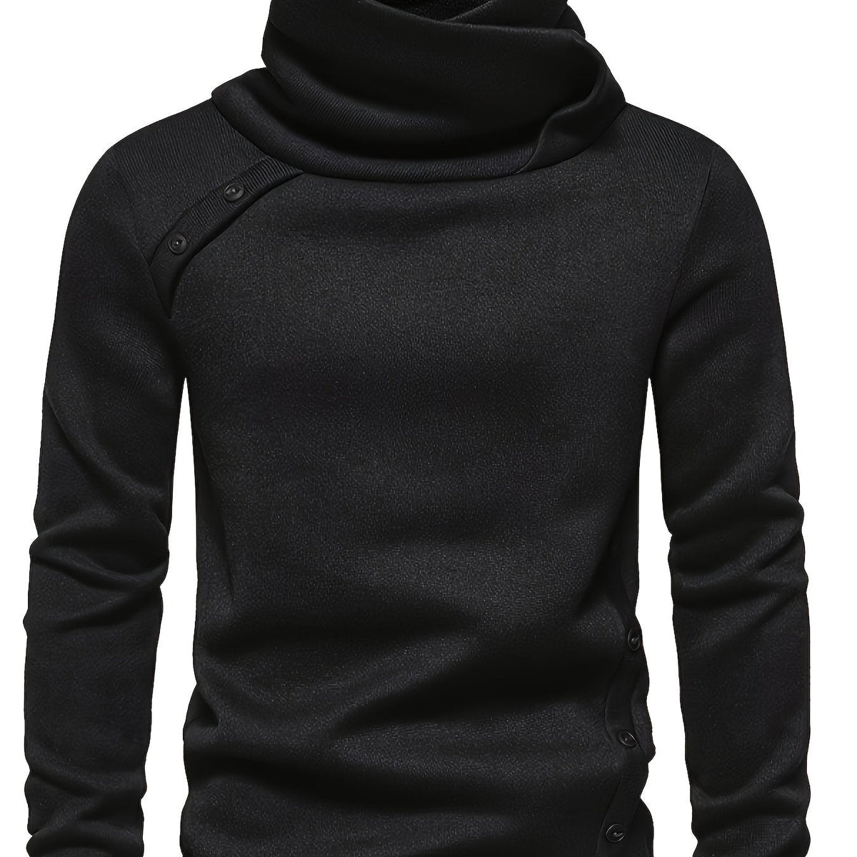 Marcus | Relaxed Neck Button-Up Sweater