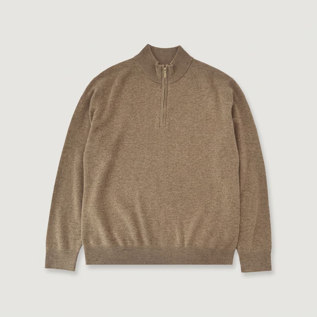 Fairfax Wool-Blend Quarter-Zip