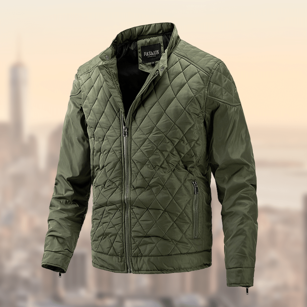 Men's Lightweight Quilted Bomber Jacket