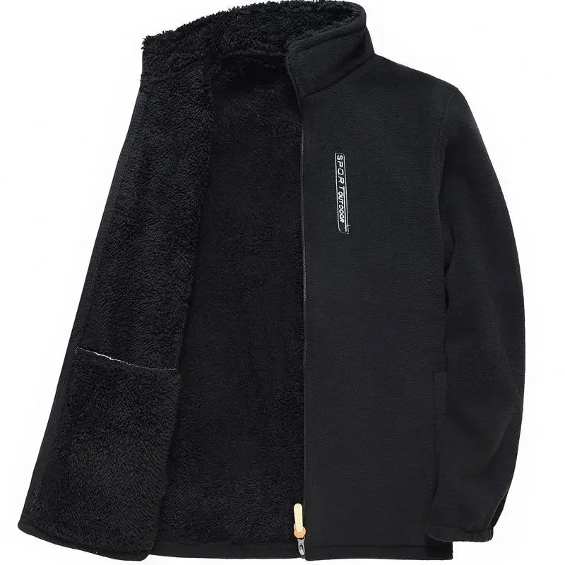 Men's Fleece-Lined Zip-Up Jacket