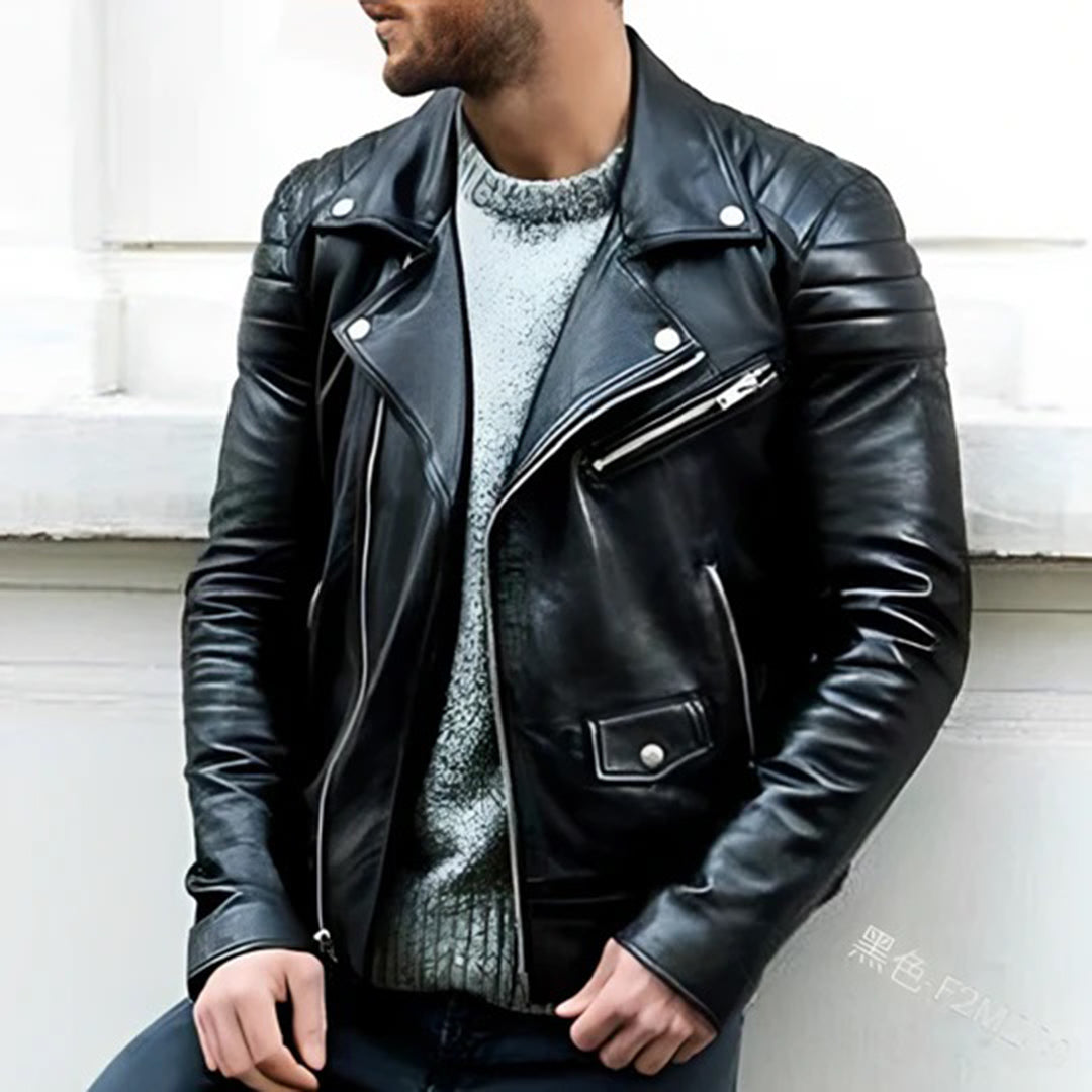 Timeless Leather Motorcycle Jacket